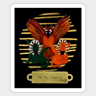 The Chariot Card Tarot Magnet